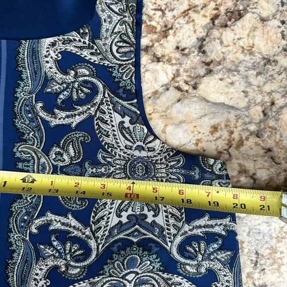 Max Studio sz MD like new slip on mid length loose sleeveless summer dress - Picture 6 of 8